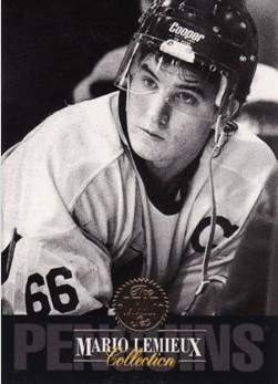 Mario Lemieux #2 1993-94 Leaf Hockey Mario Lemieux Collection