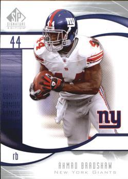 Ahmad Bradshaw #15 Football Cards 2009 SP Signature