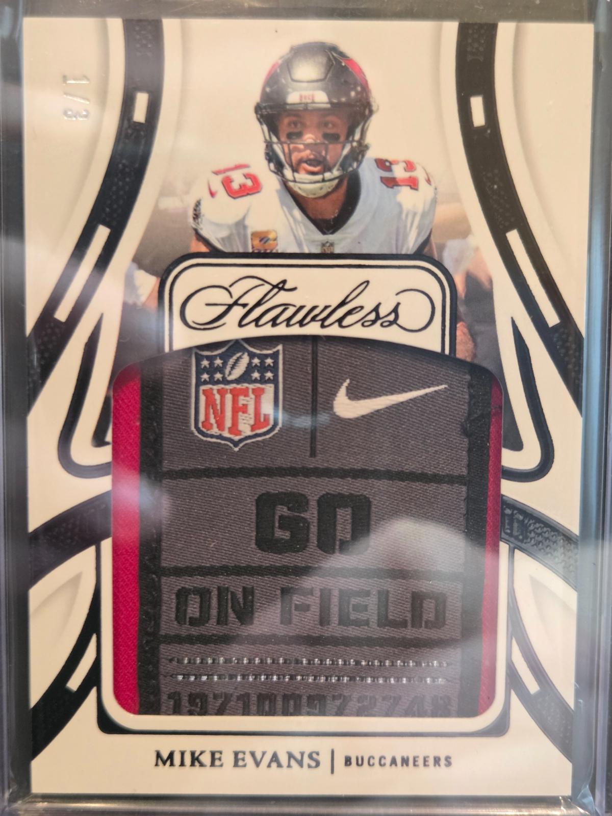 Mike Evans #29 2024 Panini Flawless Football Laundry Tags