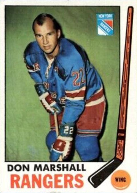 Don Marshall #39 Hockey Cards 1969 Topps