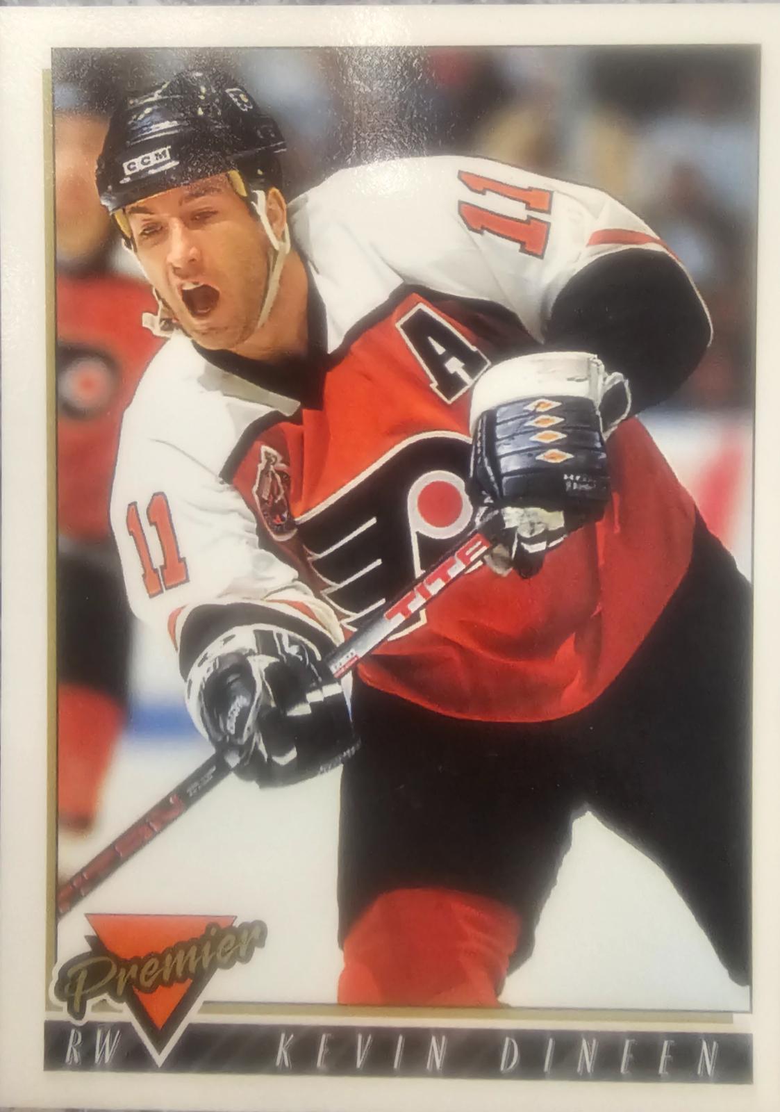 Kevin Dineen #167 Hockey Cards 1993 Topps Premier