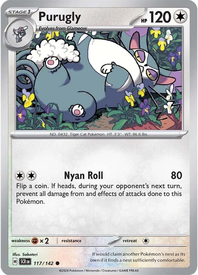 Purugly #117 Pokemon Stellar Crown