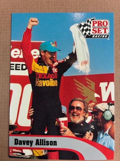Davey Allison #211 Racing Cards 1992 Pro Set NASCAR