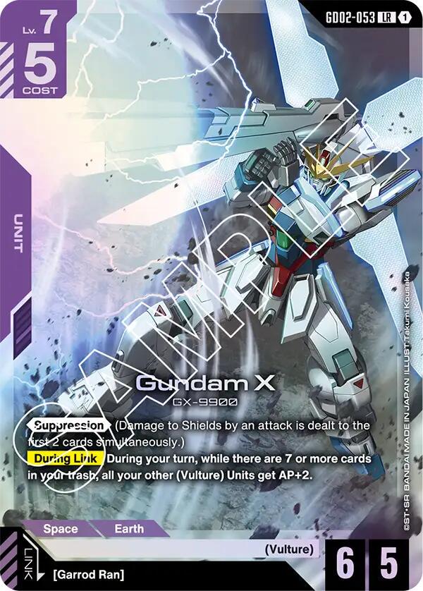 Gundam X [Holo] #GD02-053 Prices | Gundam Dual Impact