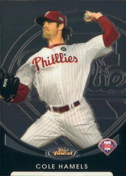 Cole Hamels #115 2010 Finest Baseball