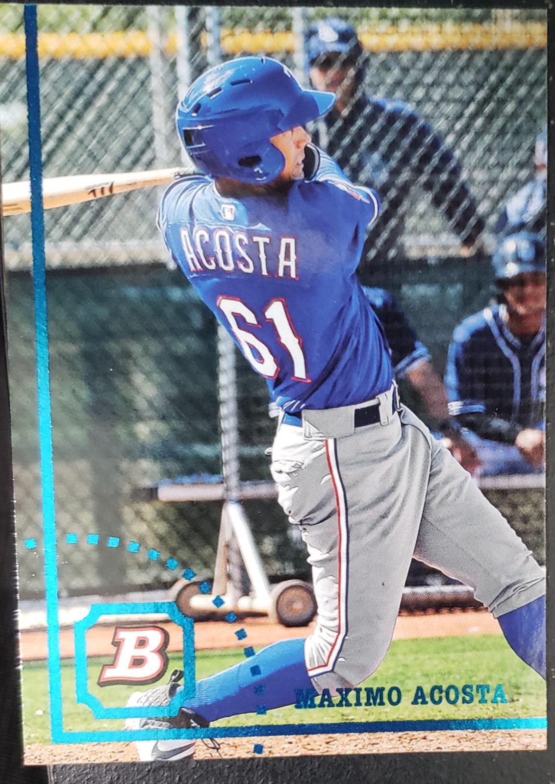 Maximo Acosta #BHP-103 Baseball Cards 2022 Bowman Heritage Paper Prospect