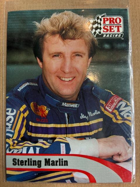 Sterling Marlin #82 Racing Cards 1992 Pro Set NASCAR
