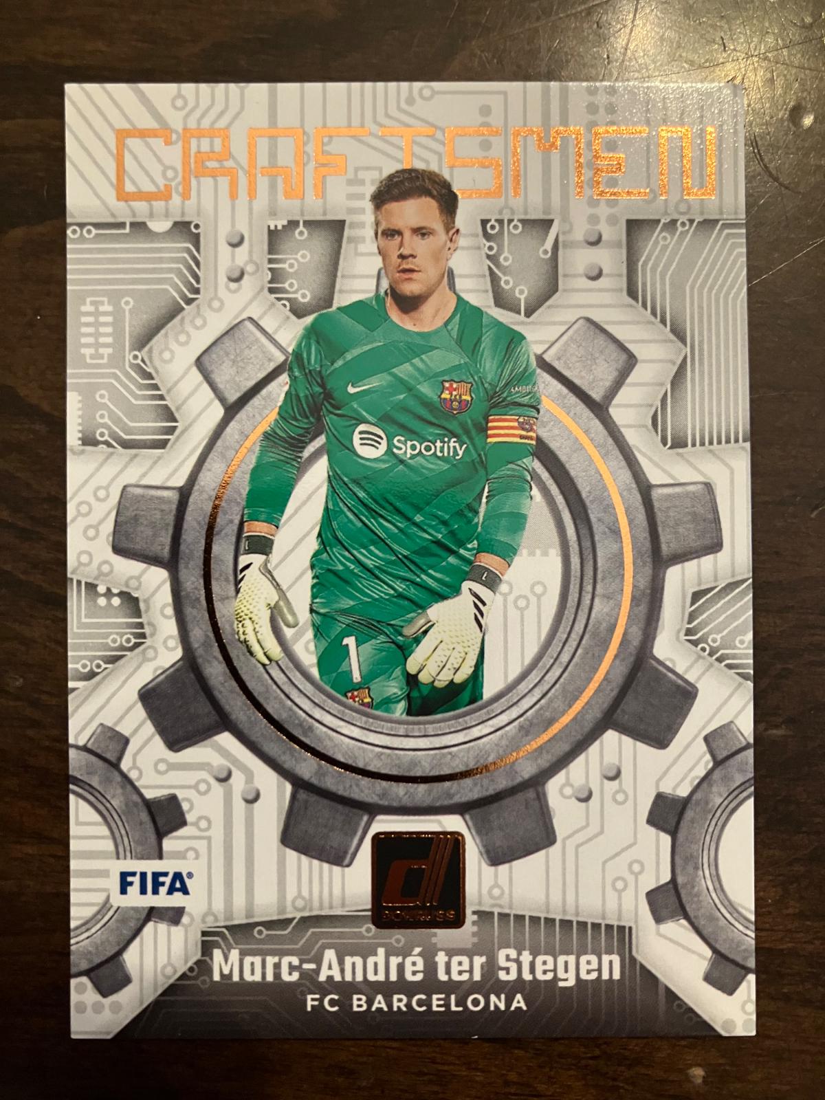 Marc-Andre ter Stegen #5 Soccer Cards 2023 Panini Donruss Craftsmen