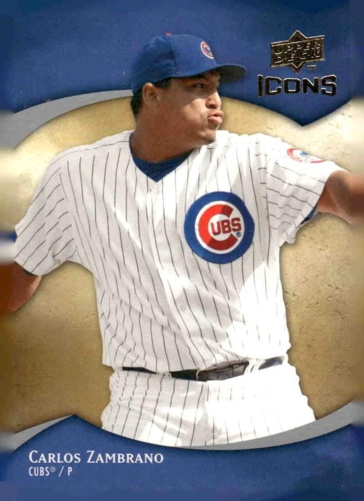 Carlos Zambrano #17 Baseball Cards 2009 Upper Deck Icons