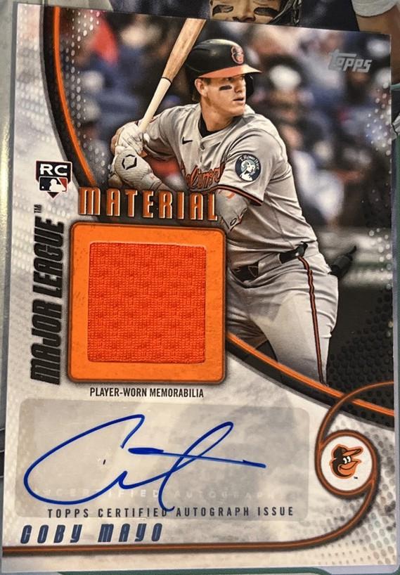 Coby Mayo [Orange] #MLMAR-CMA