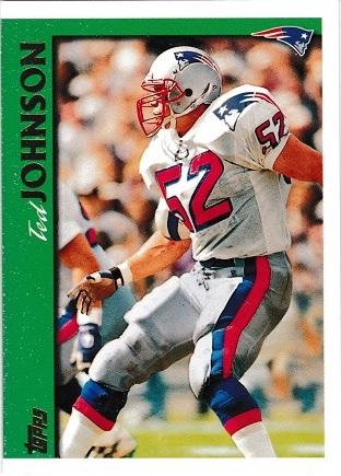 Ted Johnson #84 Football Cards 1997 Topps