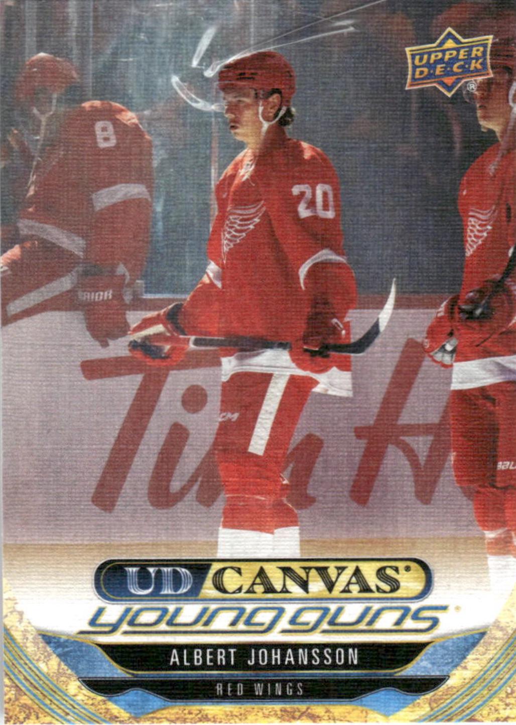 Albert Johansson #C214 Hockey Cards 2024 Upper Deck Canvas