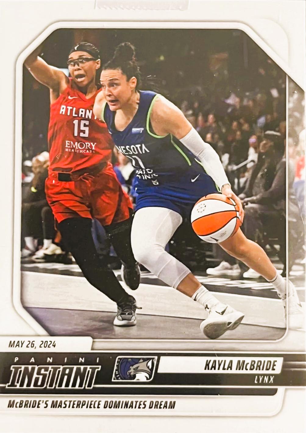 Kayla McBride #32 Basketball Cards 2024 Panini Instant WNBA