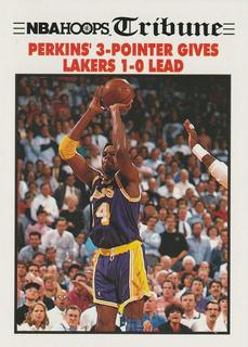 Perkins' 3-Pointer Gives Lakers 1-0 Lead