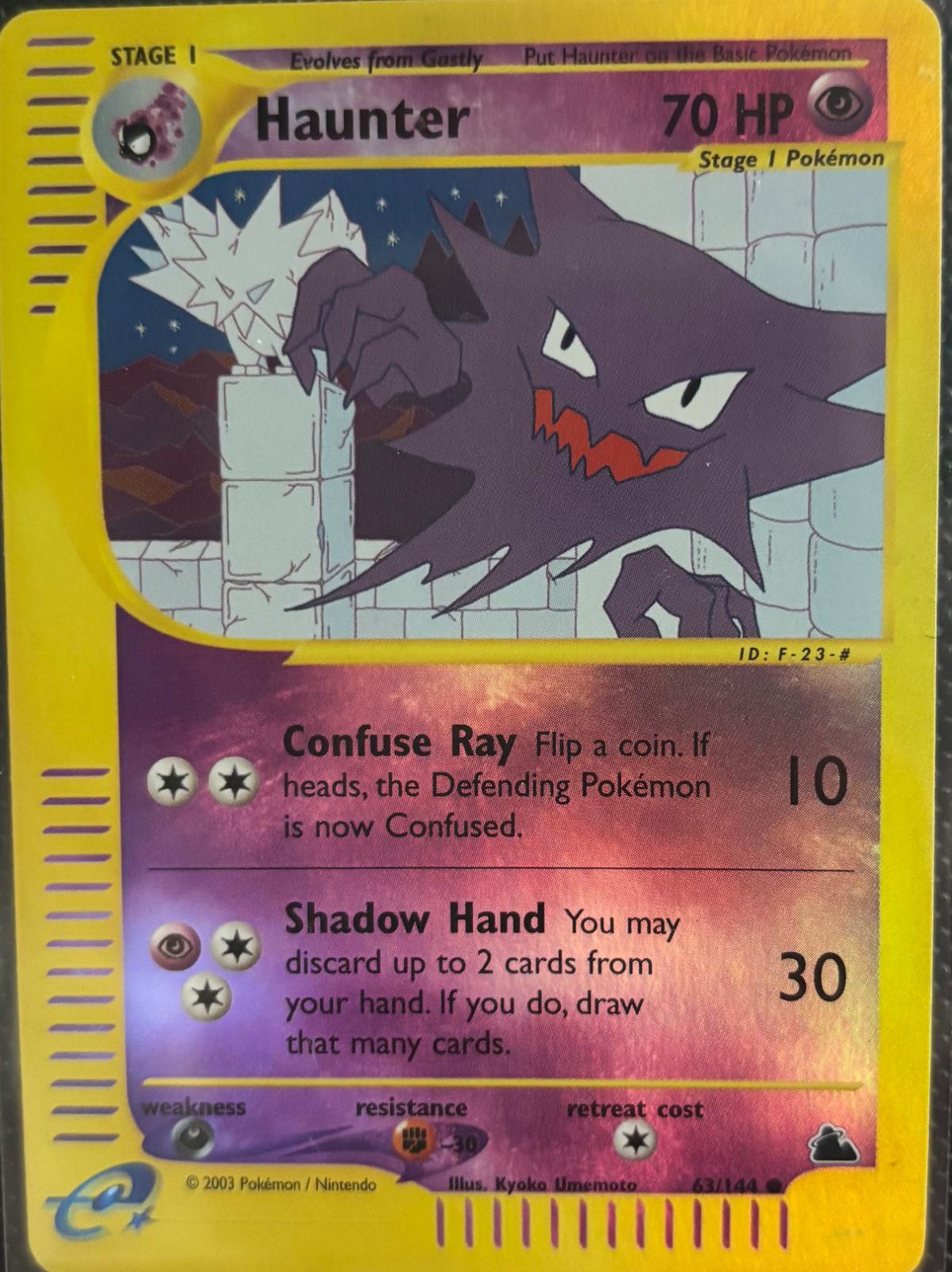 Haunter [Reverse Holo] #63 Prices | Pokemon Skyridge | Pokemon Cards