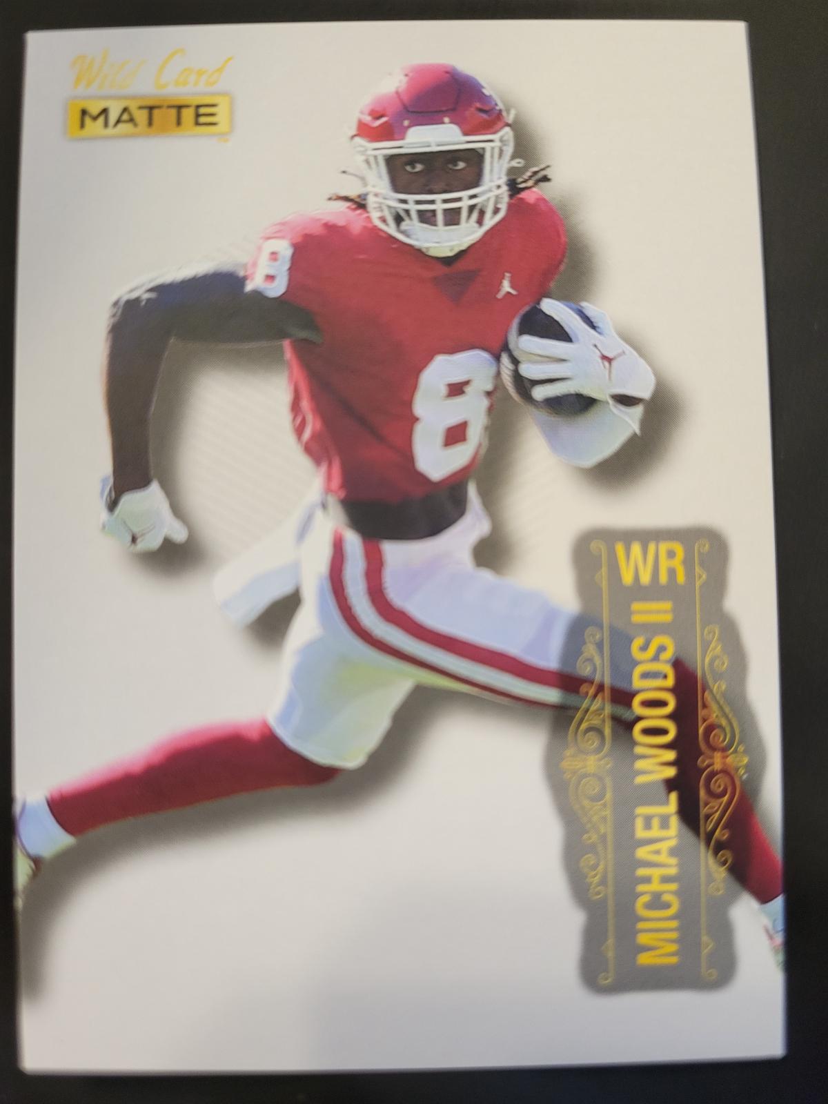 Michael Woods II #MB-91 2022 Wild Card Matte Football