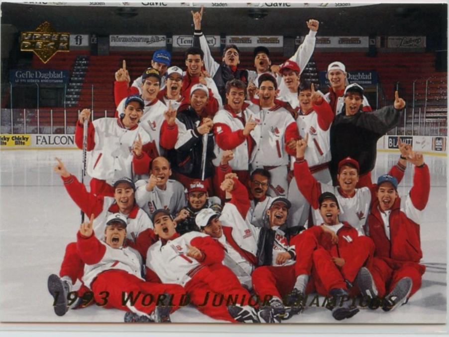World Jr. Champs #SP3 1992 Upper Deck Hockey