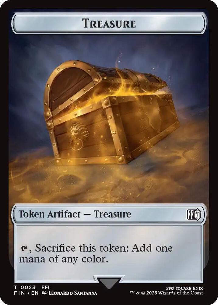 Treasure // Copy [Double-Sided Token] (Magic Final Fantasy)