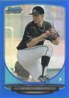 Sean Townsley #291 2013 Bowman Chrome Mini Baseball