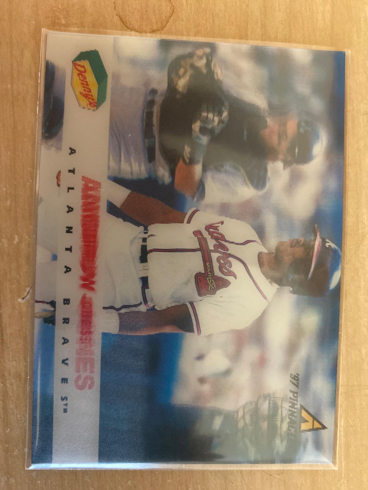 Andruw Jones #15 Baseball Cards 1997 Denny's 3D Holograms