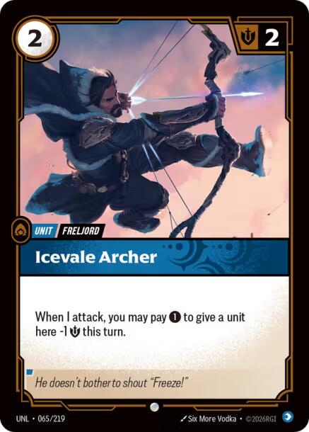 Icevale Archer front