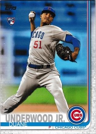 Duane Underwood Jr. #315 Baseball Cards 2019 Topps