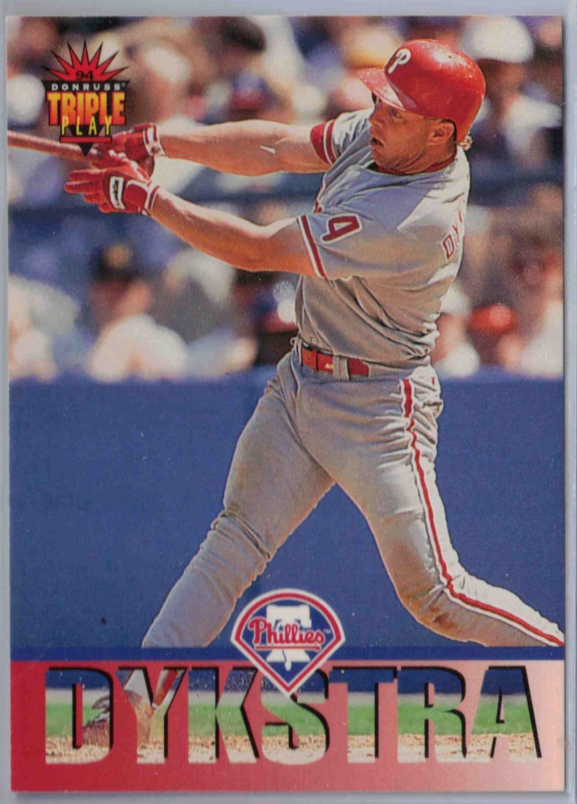 Lenny Dykstra #173 1994 Donruss Triple Play Baseball