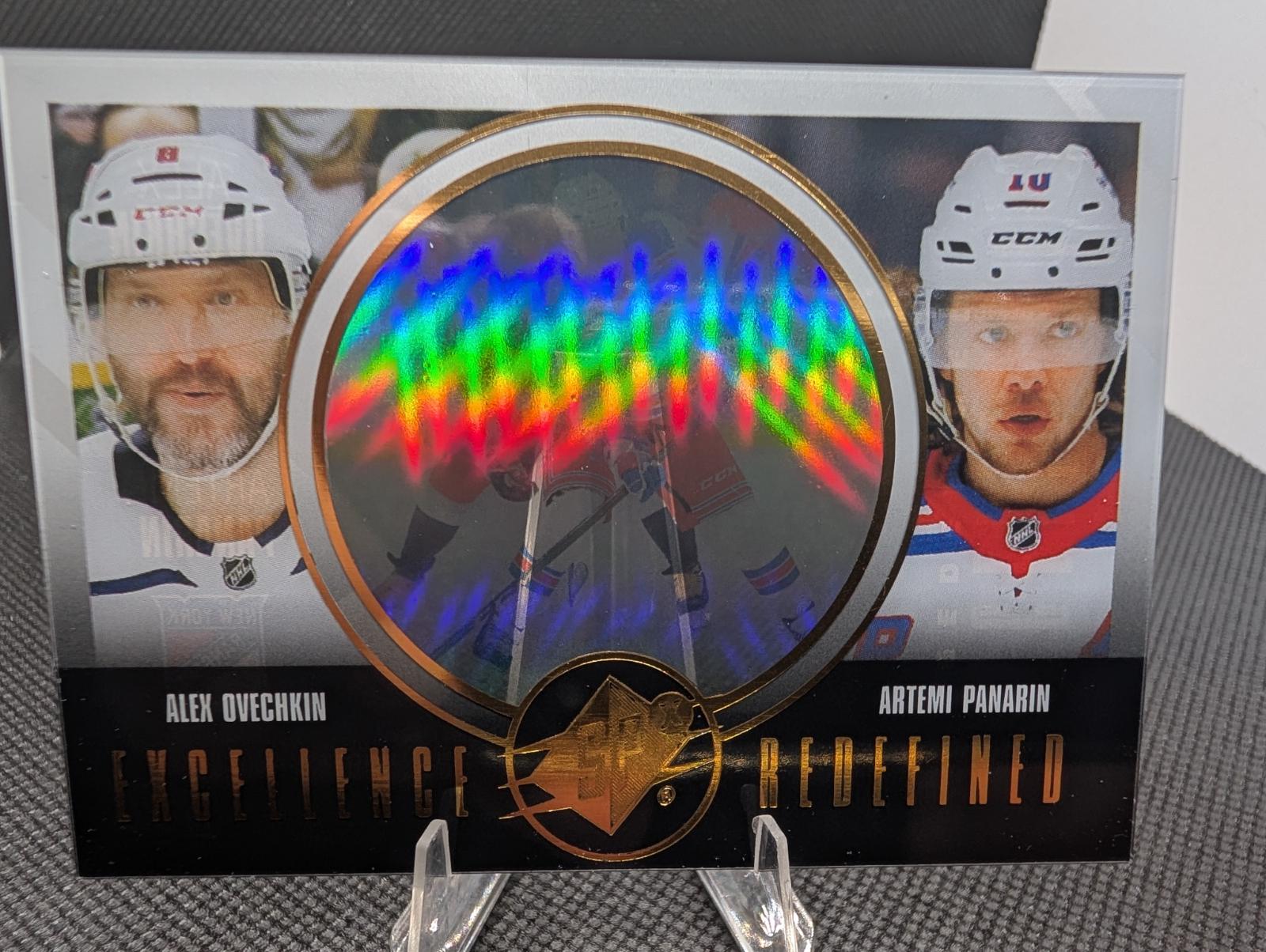 Alex Ovechkin / Artemi Panarin #EX-1 Hockey Cards 2024 SPx Excellence Redefined