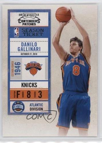 Danilo Gallinari #61 2010 Panini Playoff Contenders Patches Basketball