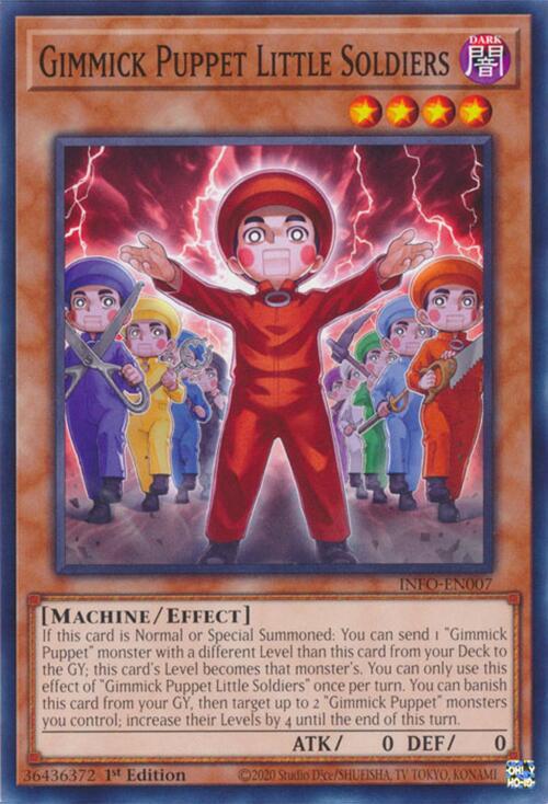Gimmick Puppet Little Soldiers INFO-EN007 YuGiOh The Infinite Forbidden