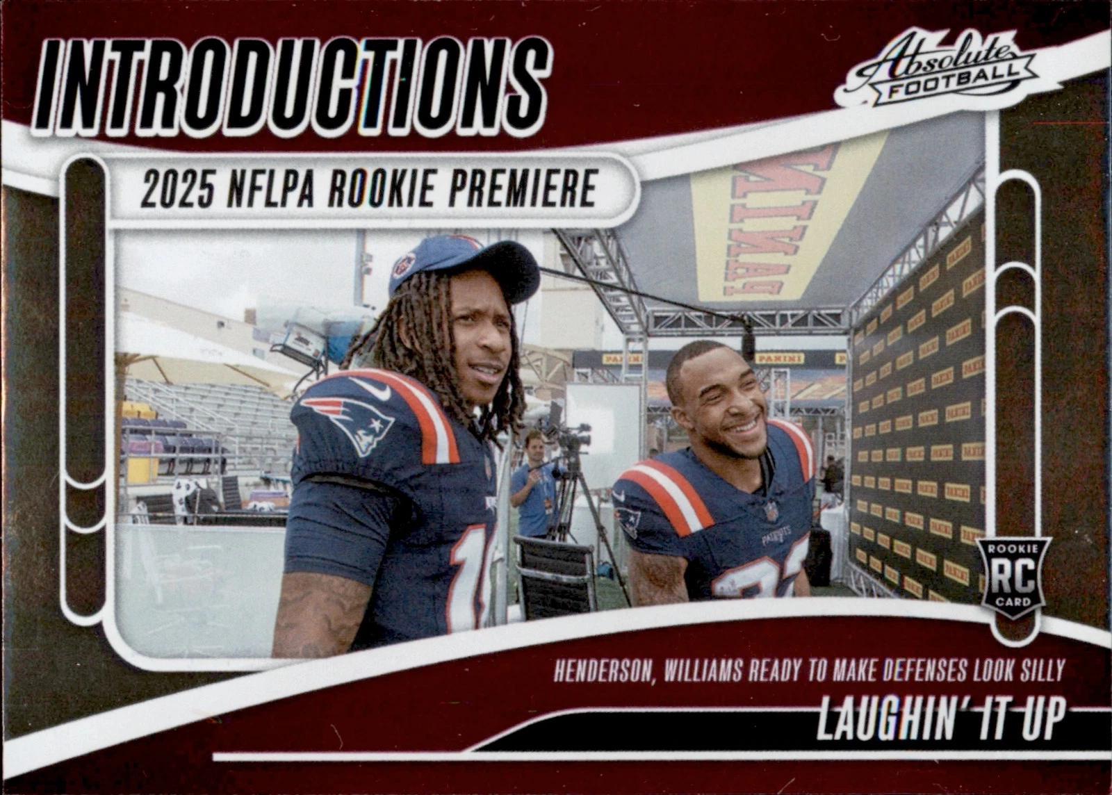 TreVeyon Henderson #I-THN 2025 Panini Absolute Introductions Football