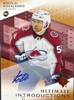 Nikolai Kovalenko #UI-NK 2024 Ultimate Collection Introductions Autograph Hockey
