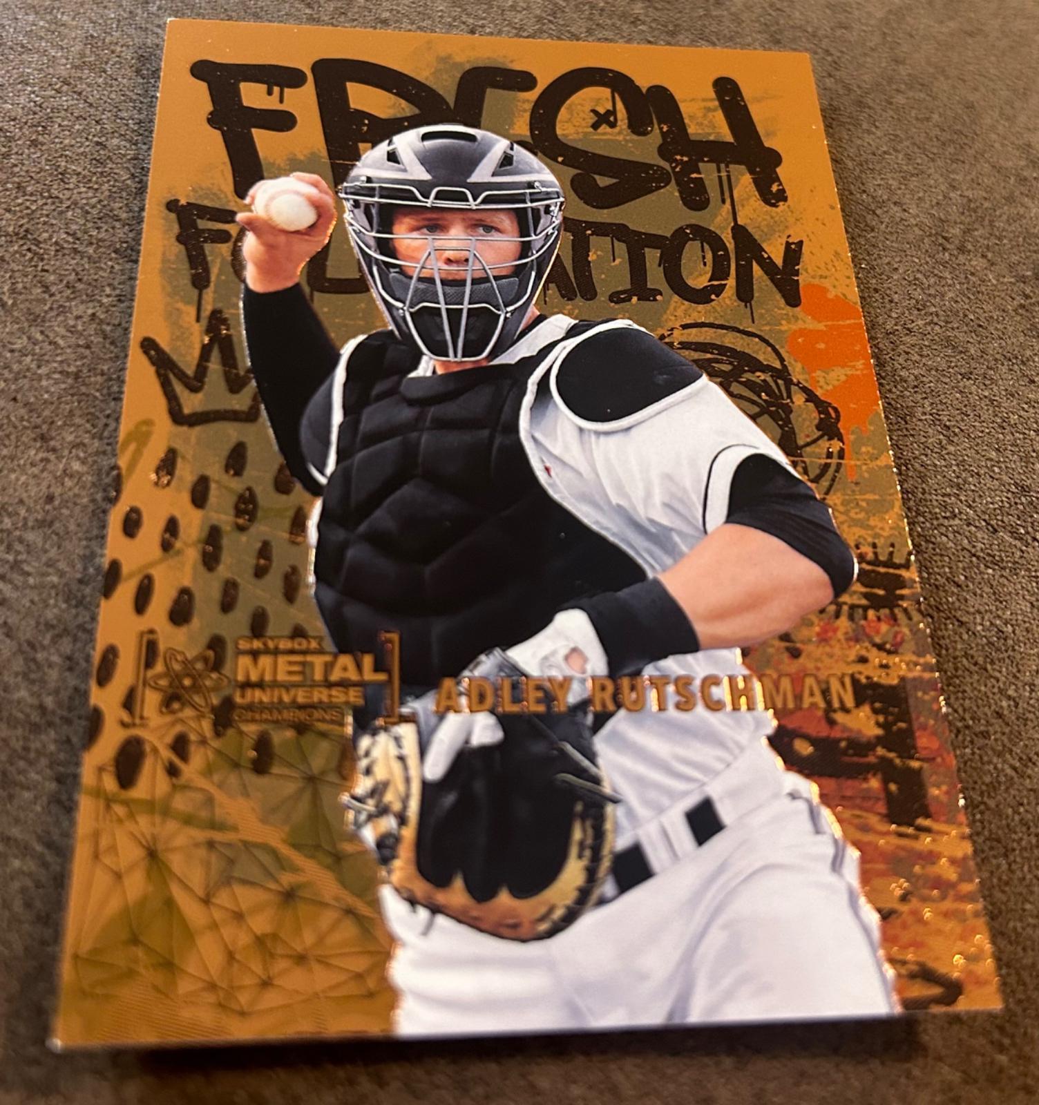Adley Rutschman #FF44 Baseball Cards 2021 Skybox Metal Universe Champions Fresh Foundation
