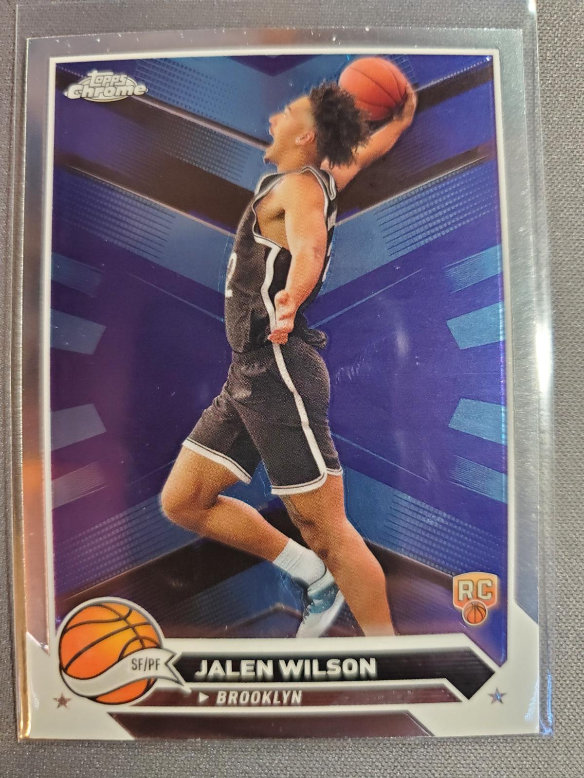 Jalen Wilson #61 Basketball Cards 2023 Topps Chrome