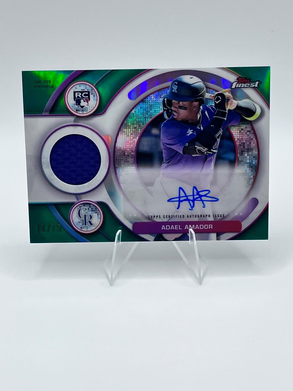 Adael Amador [Green Refractor] #RAJR-AA