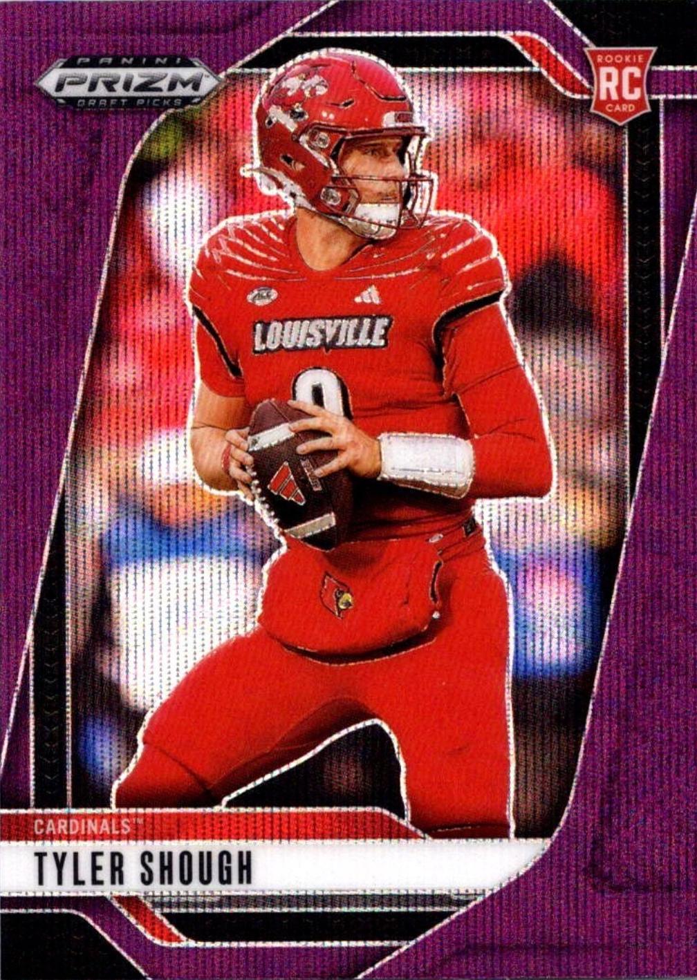Tyler Shough [Purple Wave] #49 Prices | 2025 Panini Prizm Draft