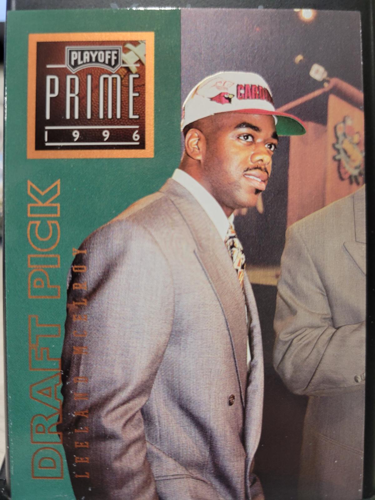 Leeland McElroy #24 Football Cards 1996 Playoff Prime