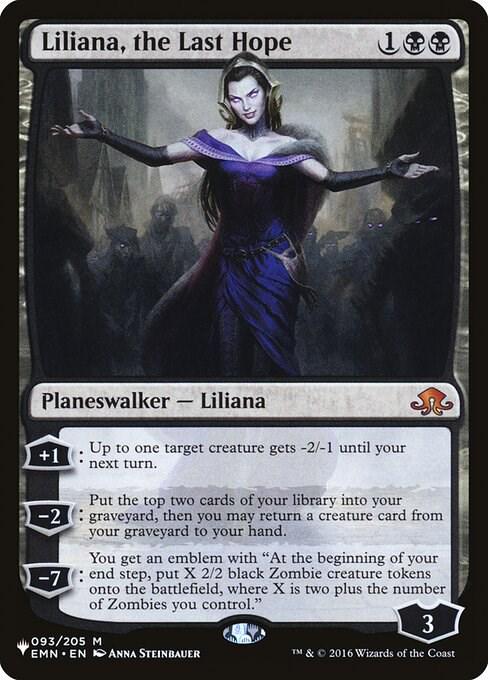 Liliana, the Last Hope #93 Magic The List Reprints