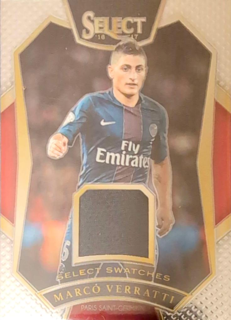 Marco Verratti #SS-MV Soccer Cards 2016 Panini Select Swatches