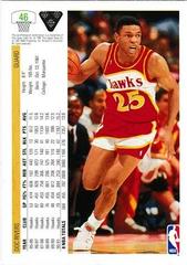 Back Of Card | Doc Rivers Basketball Cards 1991 Upper Deck
