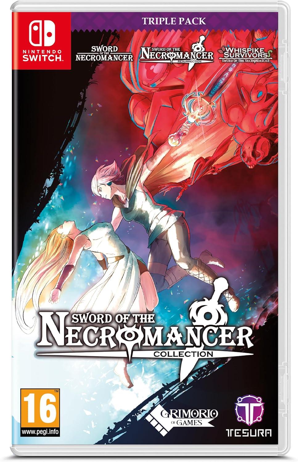 Carátula de Sword of the Necromancer Collection para Switch (edición PAL España)
