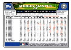 Back | Mickey Mantle Baseball Cards 2008 Topps