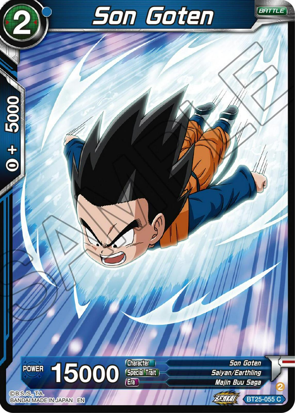 Son Goten BT25-055 Dragon Ball Super Legend of the Dragon Balls