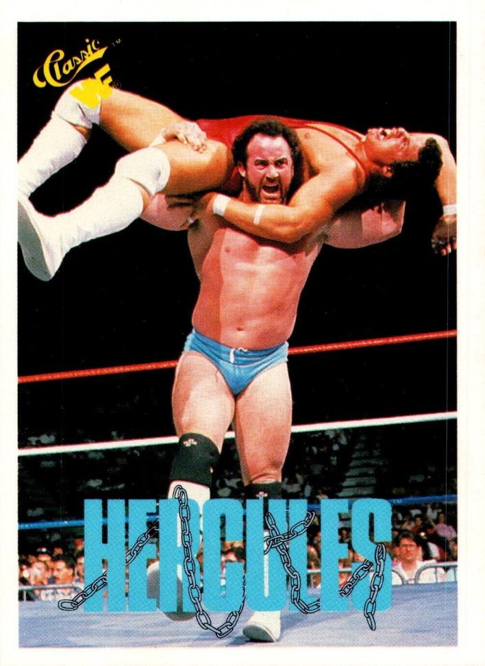 Hercules #17 Wrestling Cards 1990 Classic WWF