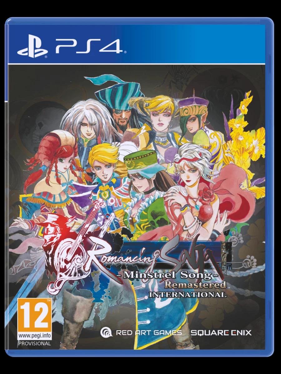 Carátula de Romancing Saga - Minstrel Song - Remastered International para PS4 (edición PAL España)