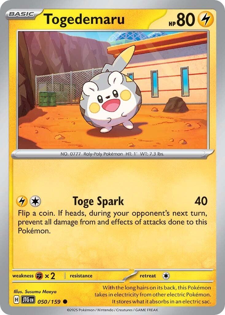 Togedemaru #50 Pokemon Journey Together