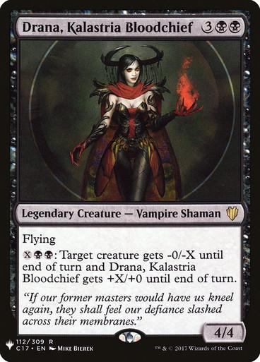 Drana, Kalastria Bloodchief #112 Magic Mystery Booster