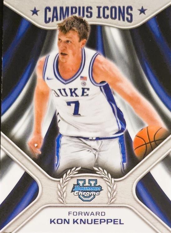 Kon Knueppel #CI-5 Basketball Cards 2024 Bowman Chrome University Campus Icons