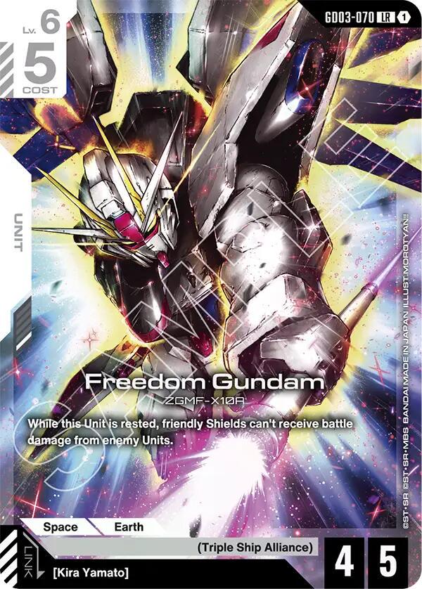 PSA10 フリーダムガンダム GD03 レジェンドレア+ Freedom Gundam [Holo] #GD03-070 Prices | Gundam Steel Requiem