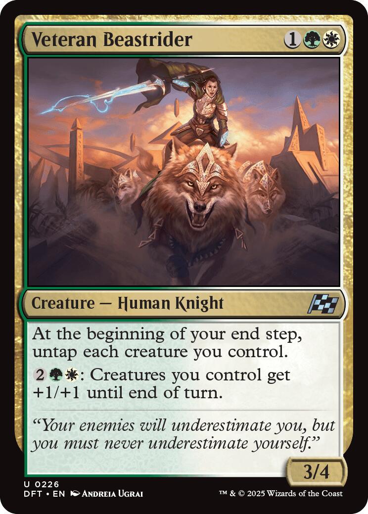 Veteran Beastrider #226 Magic Aetherdrift